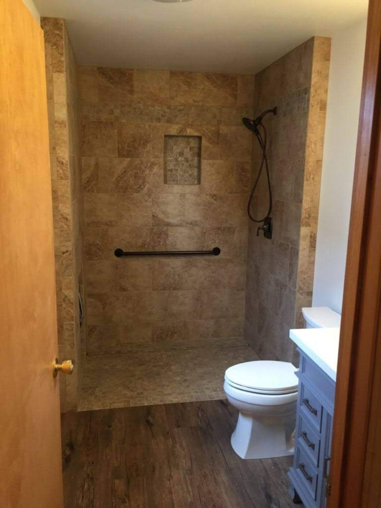 Brand New Tile Shower Construction Bozeman Contractor